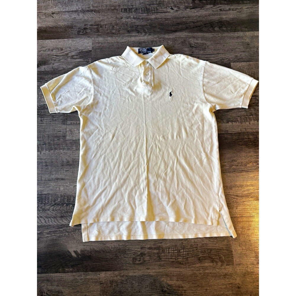 Vintage 90s Polo Ralph Lauren Short Sleeve Polo Shirt Made in USA Medium